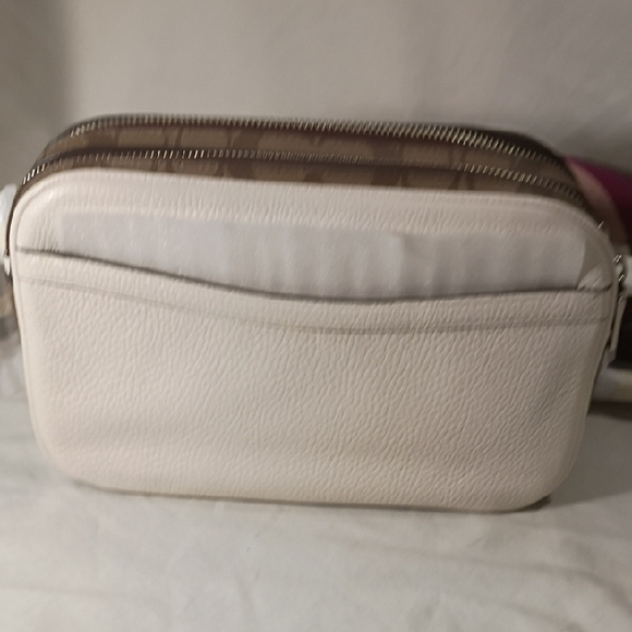 Coach White Leather Star Wars Crossbody Belt Bag with Gold & Blue Characters - Picture 3 of 6